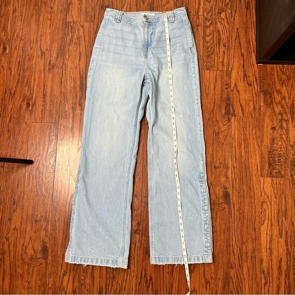 KanCan Estilo 100% Cotton Straight Leg High Rise Lightwash Denim Jeans Size 27 - Picture 15 of 16